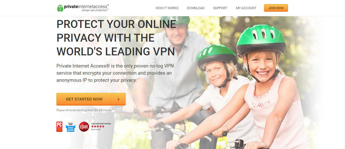 Private Internet Access (PIA) Screenshot